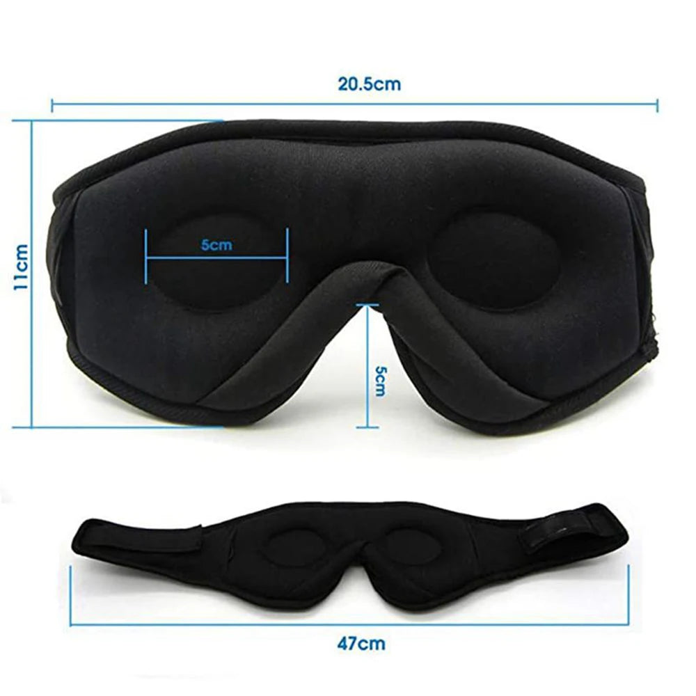 Bluetooth Sleep Mask — built-in thin speakers detail