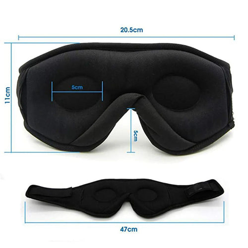 Bluetooth Sleep Mask — built-in thin speakers detail