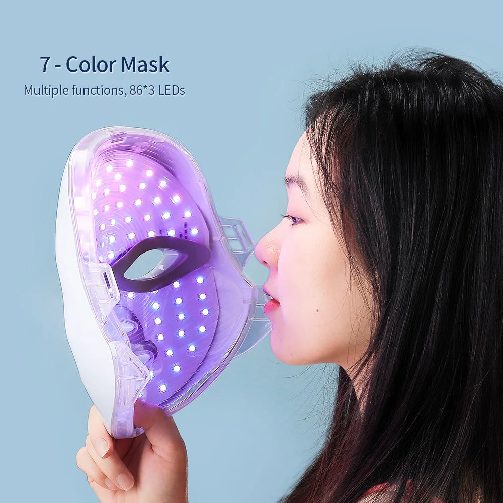 LED Face Mask — face and neck coverage
