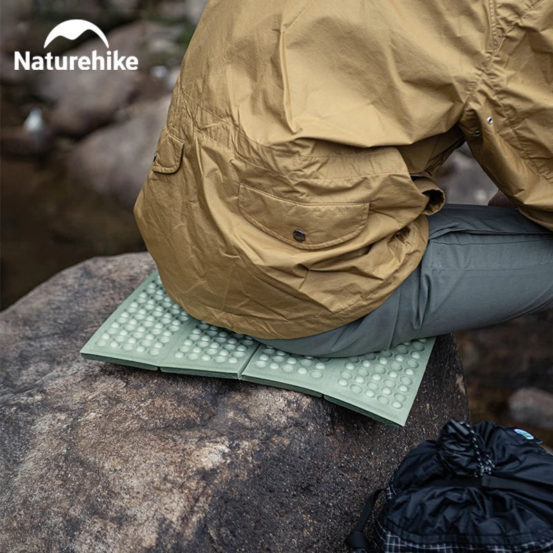 Camping mat egg-crate foam texture detail