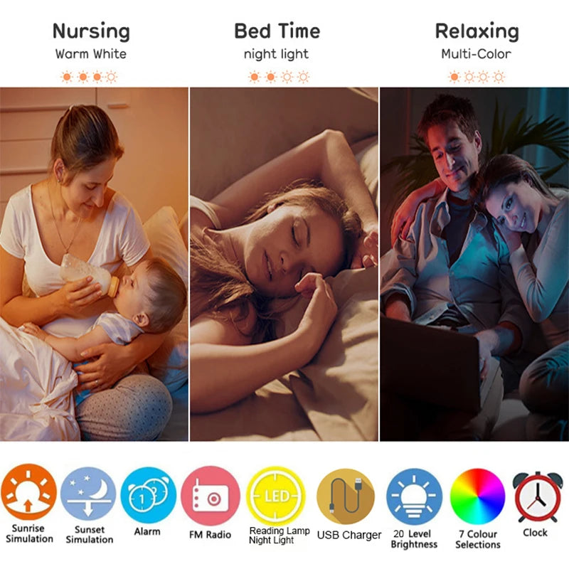 Sunrise Alarm Clock — features