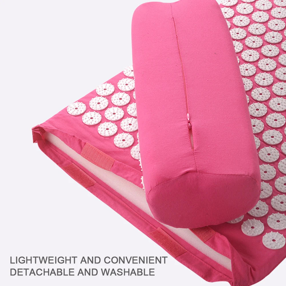 Acupressure Mat — in use