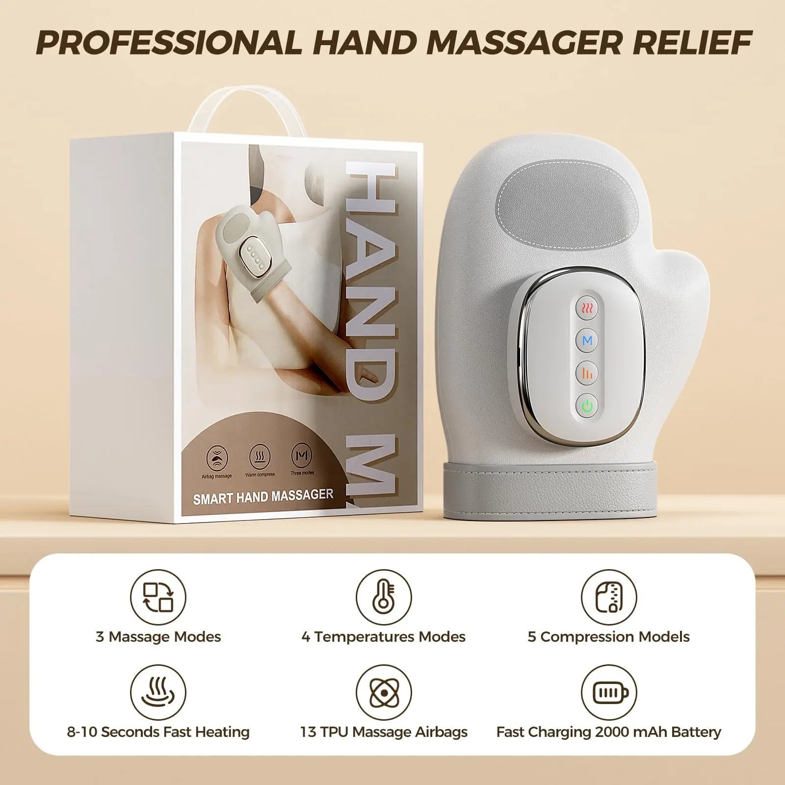 Electric Hand Massager — cordless use