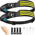 Rechargeable COB LED headlamp