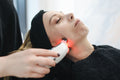 Targeted facial light treatment — red light therapy wand