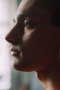 Defined jawline profile — results of consistent jaw training