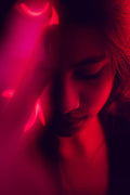 Red light therapy session — 650nm wavelength for scalp care