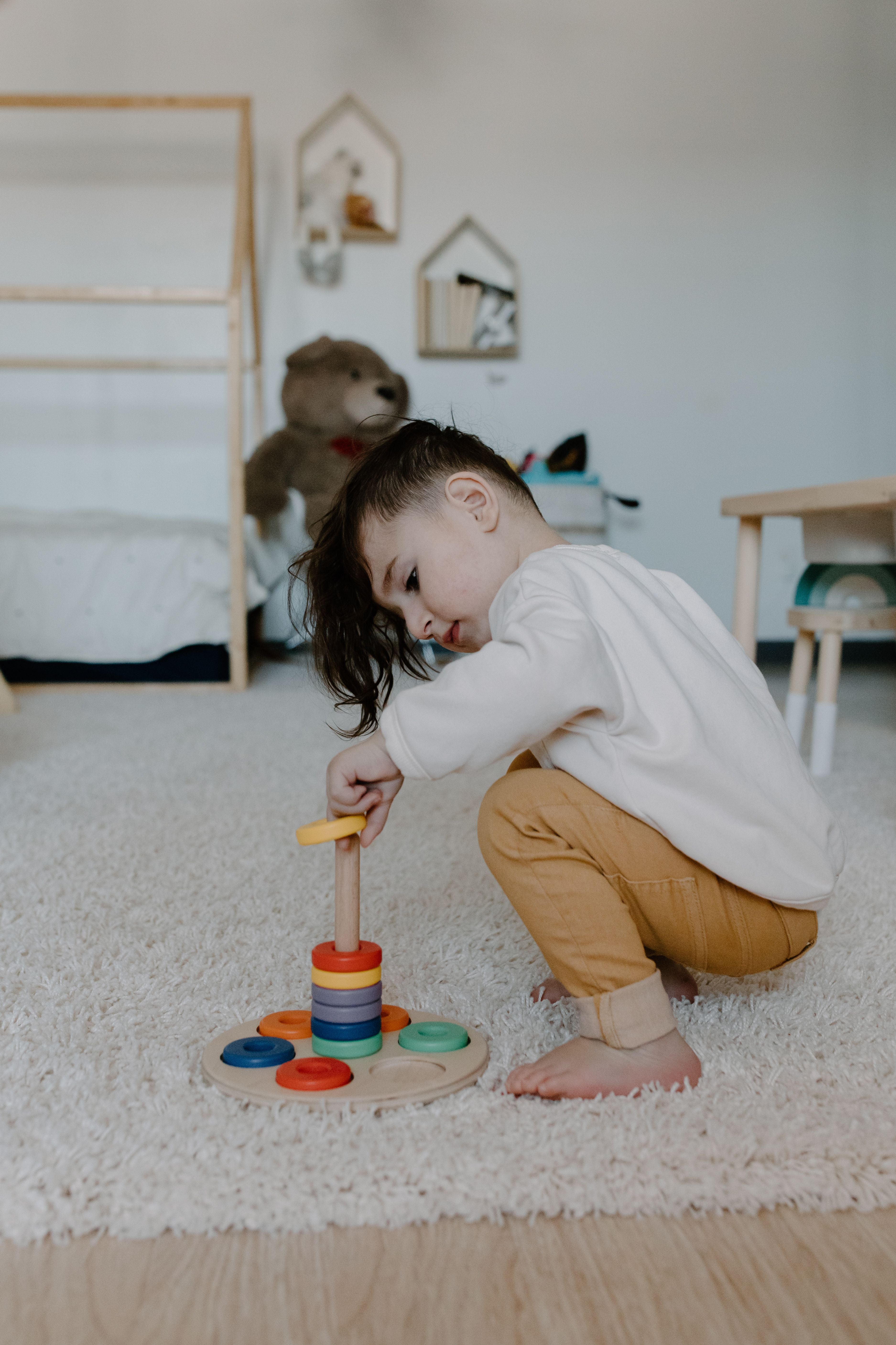 Toddler learning through play — screen-free vocabulary building